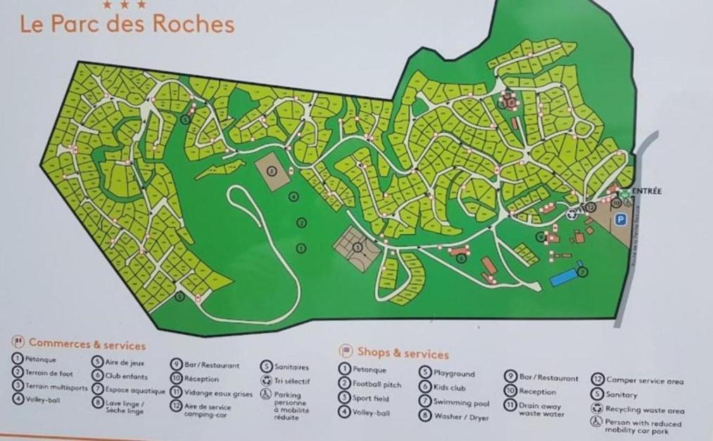 Location Mobil-Home Le Parc Des Roches Saint-Chéron Zewnętrze zdjęcie